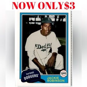 Jackie Robinson 2010 Topps Los Angeles Dodgers Legends Baseball Card